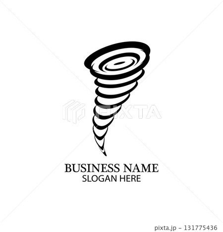 Tornado symbol vector illustration Tornado symbol vector illustration 131775436