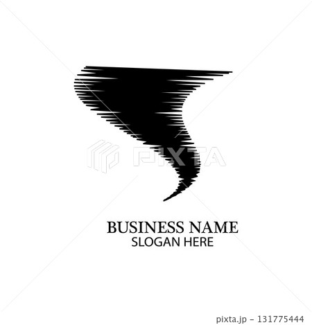 Tornado symbol vector illustration Tornado symbol vector illustration 131775444