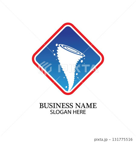 Tornado symbol vector illustration Tornado symbol vector illustration 131775516