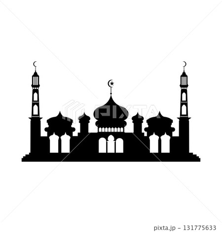Mosque icon vector Illustration design template Mosque icon vector Illustration design template 131775633