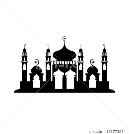 Mosque icon vector Illustration design template 131775634