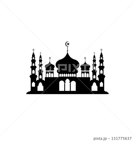 Mosque icon vector Illustration design template 131775637