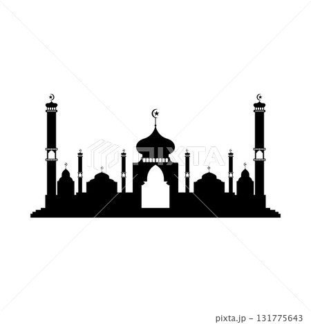 Mosque icon vector Illustration design template 131775643