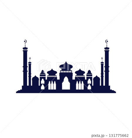Mosque icon vector Illustration design template 131775662