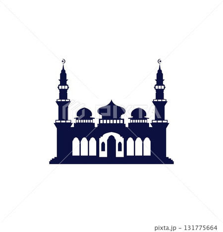 Mosque icon vector Illustration design template Mosque icon vector Illustration design template 131775664