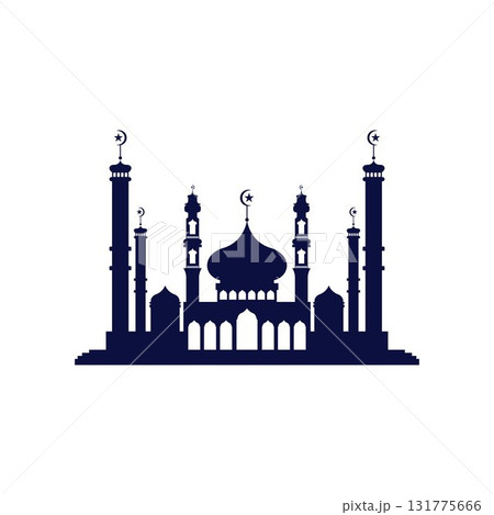 Mosque icon vector Illustration design template 131775666