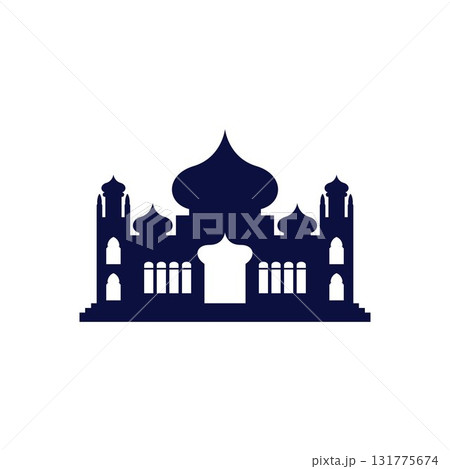 Mosque icon vector Illustration design template Mosque icon vector Illustration design template 131775674