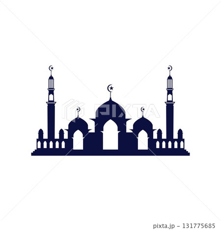 Mosque icon vector Illustration design template Mosque icon vector Illustration design template 131775685