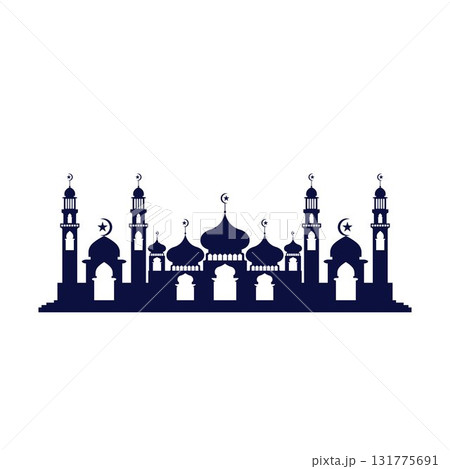 Mosque icon vector Illustration design template Mosque icon vector Illustration design template 131775691