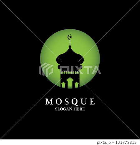 Mosque icon vector Illustration design template Mosque icon vector Illustration design template 131775815