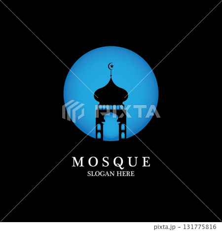 Mosque icon vector Illustration design template 131775816