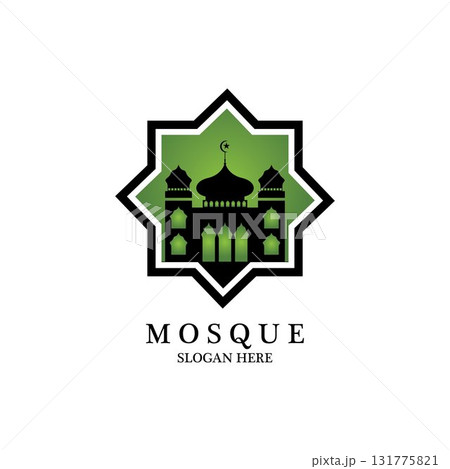 Mosque icon vector Illustration design template 131775821