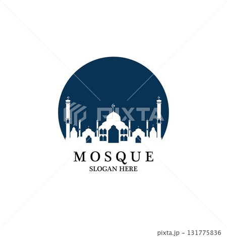 Mosque icon vector Illustration design template Mosque icon vector Illustration design template 131775836