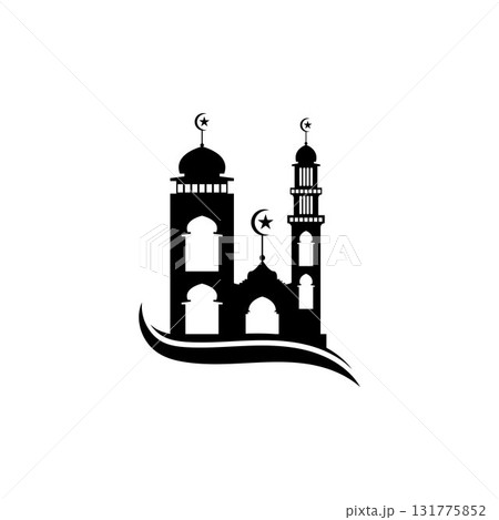 Mosque icon vector Illustration design template 131775852