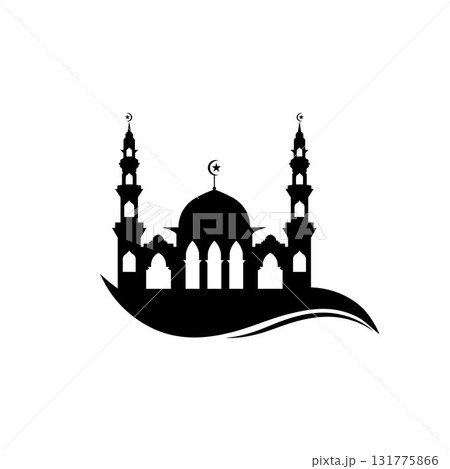 Mosque icon vector Illustration design template Mosque icon vector Illustration design template 131775866