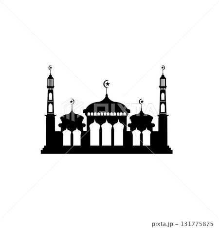 Mosque icon vector Illustration design template 131775875