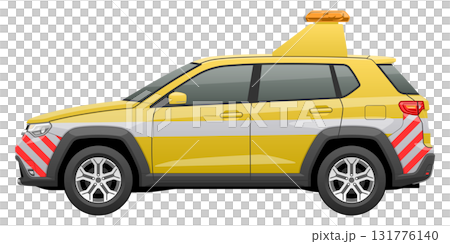 汽車（SUV型道路巡邏車）側面圖 131776140