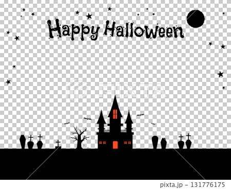 Halloween spooky mansion background material 1 Halloween spooky mansion background material 1 131776175