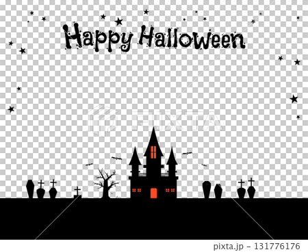 Halloween spooky mansion background material 4 Halloween spooky mansion background material 4 131776176