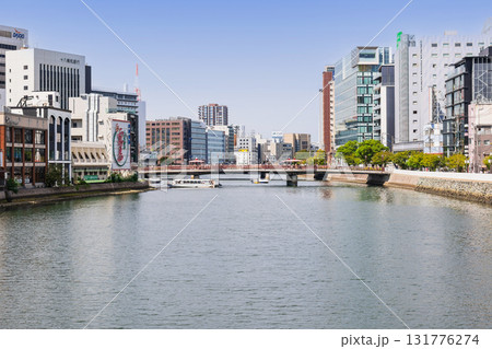 福岡 那珂川と福博であい橋 福岡 那珂川と福博であい橋 131776274