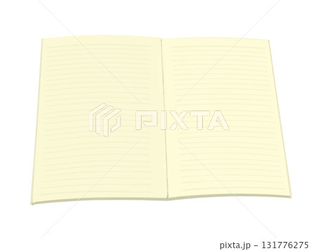 ノート（クリーム）横罫入り 131776275