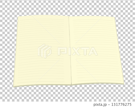 ノート（クリーム）横罫入り 131776275