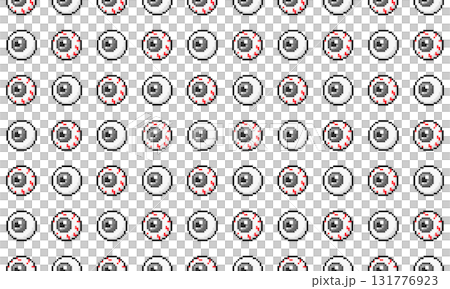 復古遊戲風格萬聖節像素藝術無縫圖案 復古遊戲風格萬聖節像素藝術無縫圖案 131776923