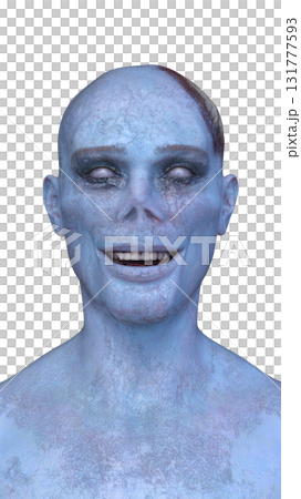 男性殭屍臉 男性殭屍臉 131777593