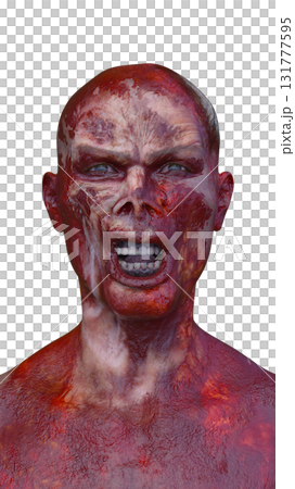 男性殭屍臉 131777595