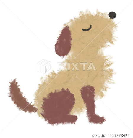 カラフルな犬のイラスト カラフルな犬のイラスト 131778422