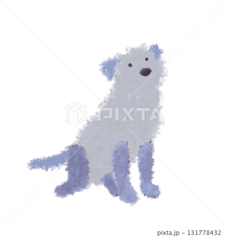 カラフルな犬のイラスト カラフルな犬のイラスト 131778432