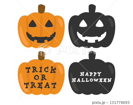 ジャックオーランタン イラストセット ジャックオーランタン イラストセット 131778693