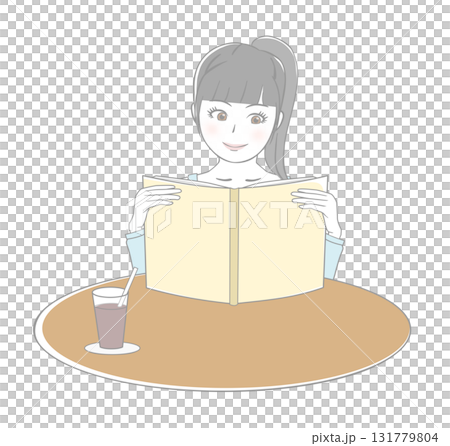 讀雜誌的婦女 131779804