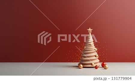 snow covered spruce forest at snowy winter in blue tones, neural network generated image snow covered spruce forest at snowy winter in blue tones, neural network generated image 131779904