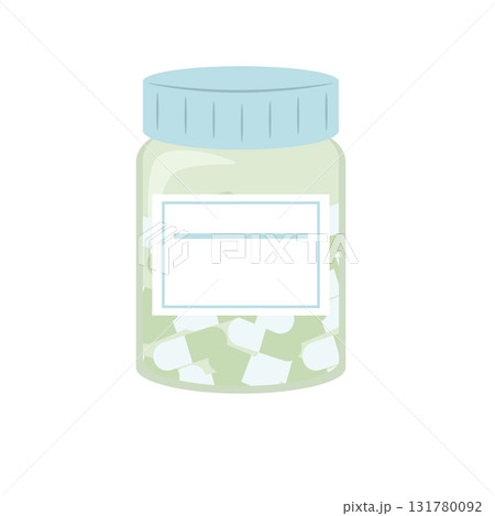 瓶入りの市販薬のイラスト 瓶入りの市販薬のイラスト 131780092