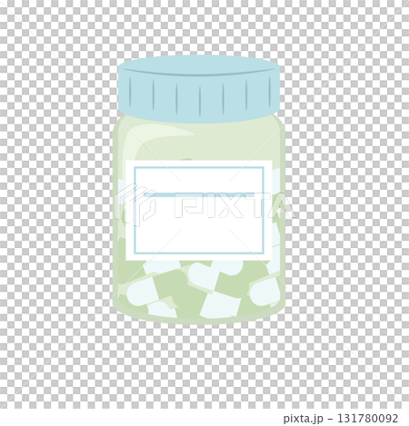 瓶入りの市販薬のイラスト 瓶入りの市販薬のイラスト 131780092
