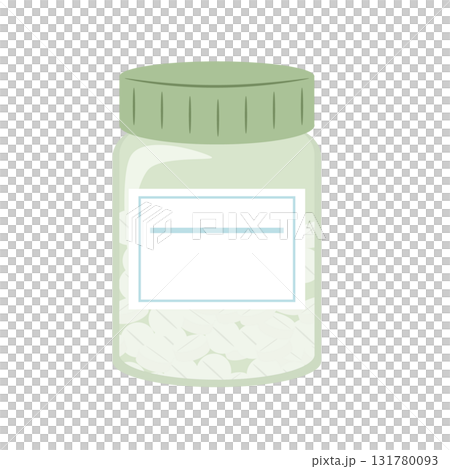 瓶入りの市販薬のイラスト 瓶入りの市販薬のイラスト 131780093