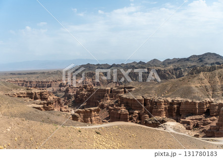 Overlooking Charyn Canyon 131780183