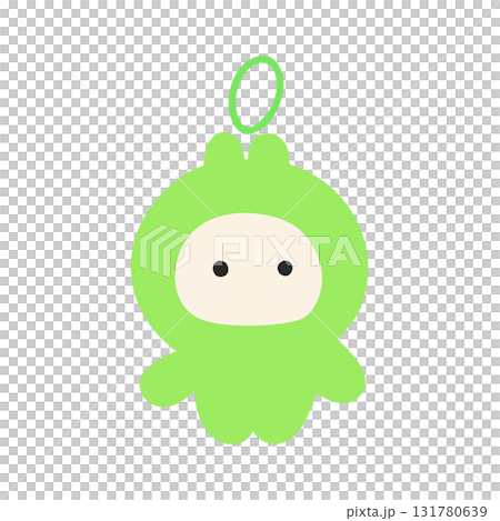 明るい緑のマスコットキャラクターのぬいぐるみアイコン素材|推し活やファン活動に使えるかわいいイラスト 明るい緑のマスコットキャラクターのぬいぐるみアイコン素材|推し活やファン活動に使えるかわいいイラスト 131780639