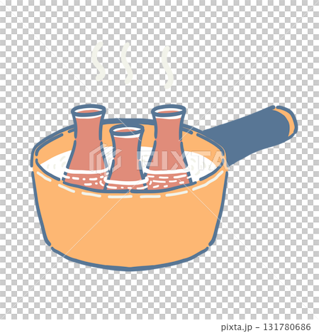 熱酒的插圖 131780686