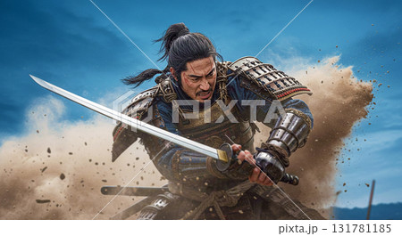 Samurai Portrait 131781185