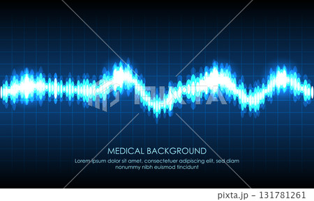 Illustration of Emergency ekg monitoring. Blue Glowing Neon Heart Pulse. Heartbeat. Dark Blue Background with a Grid. Vector Illustration. All in a single layer. Illustration of Emergency ekg monitoring. Blue Glowing Neon Heart Pulse. Heartbeat. Dark Blue Background with a Grid. Vector Illustration. All in a single layer. 131781261