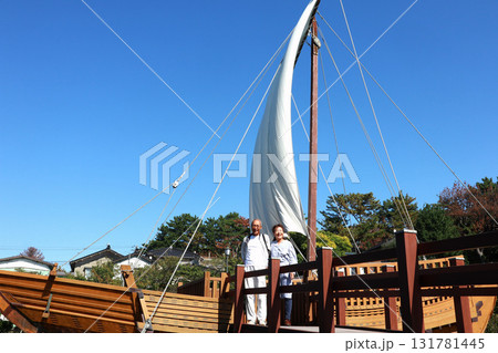 観光　シニア夫婦 131781445