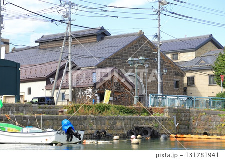 小樽運河沿いにある運河倉庫 小樽運河沿いにある運河倉庫 131781941