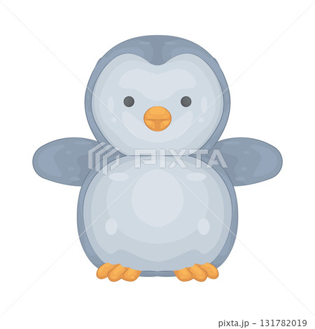 Illustration of penguin stuffed animal  131782019