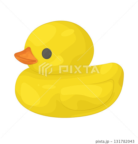 Illustration of rubber duck Illustration of rubber duck 131782043