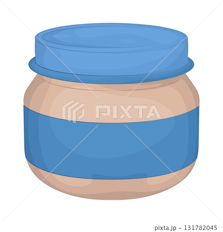 Illustration of baby food jar Illustration of baby food jar 131782045