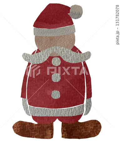 サンタクロース　コラージュ風 131782078