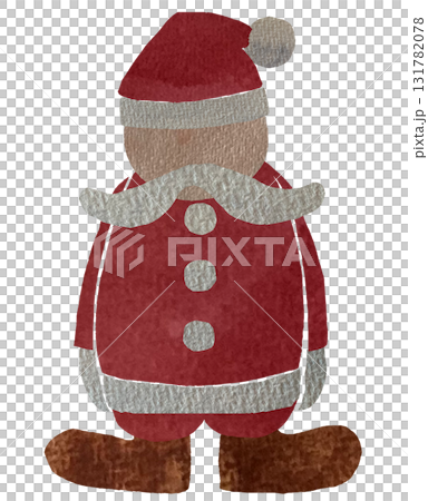 サンタクロース　コラージュ風 131782078