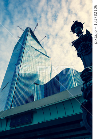 高層ビルと再開発 東京日本橋周辺の都市風景 2025.09 f-3 暖色寒色強調 高層ビルと再開発 東京日本橋周辺の都市風景 2025.09 f-3 暖色寒色強調 131782106